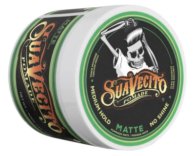 Suavecito Matte Pomade | Fijación Media y Acabado Mate