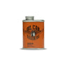 Oil Can Grooming Aceite para barba Iron Horse, vista frontal de lata sobre fondo blanco