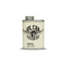 Oil Can Grooming Aceite para barba Angels' Share, vista frontal de lata sobre fondo blanco