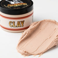 Suavecito Clay Pomade - primer plano de la textura