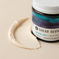 Shear Revival Northern Lights Matte Paste, primer plano de la textura
