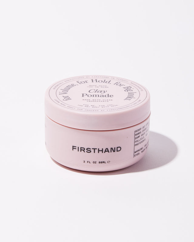 Firsthand Supply Clay Pomade, sterke hold, mat resultaat