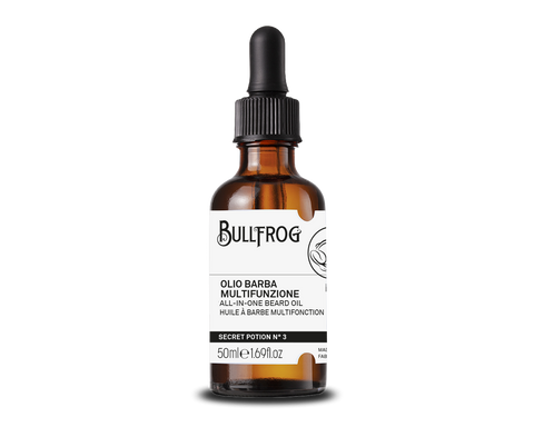 Bullfrog Secret Potion No. 3 Beard Oil, maritiem en amber baardolie