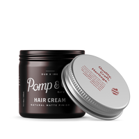 Pomp & Co. Hair Cream, open pot met zichtbare textuur