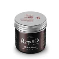 Pomp & Co. Hair Cream, medium-sterke hold met matte finish