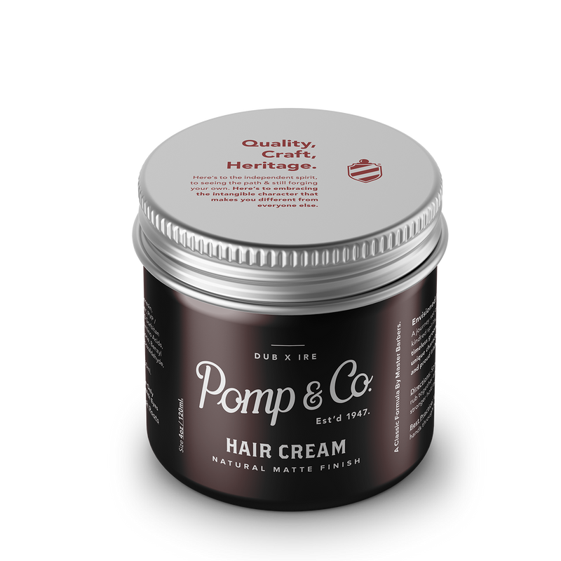 Pomp & Co. Hair Cream, medium-sterke hold met matte finish