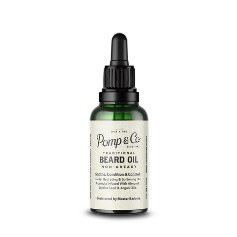 Pomp & Co. Beard Oil, hydraterende baardolie met lime & black pepper