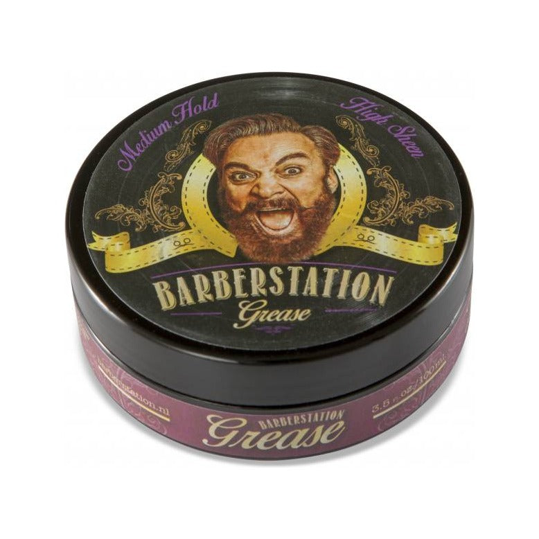 Barberstation Grease 120 ml - pot, schuin bovenaanzicht
