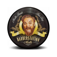 Barberstation Matte 120 ml - pot, bovenaanzicht
