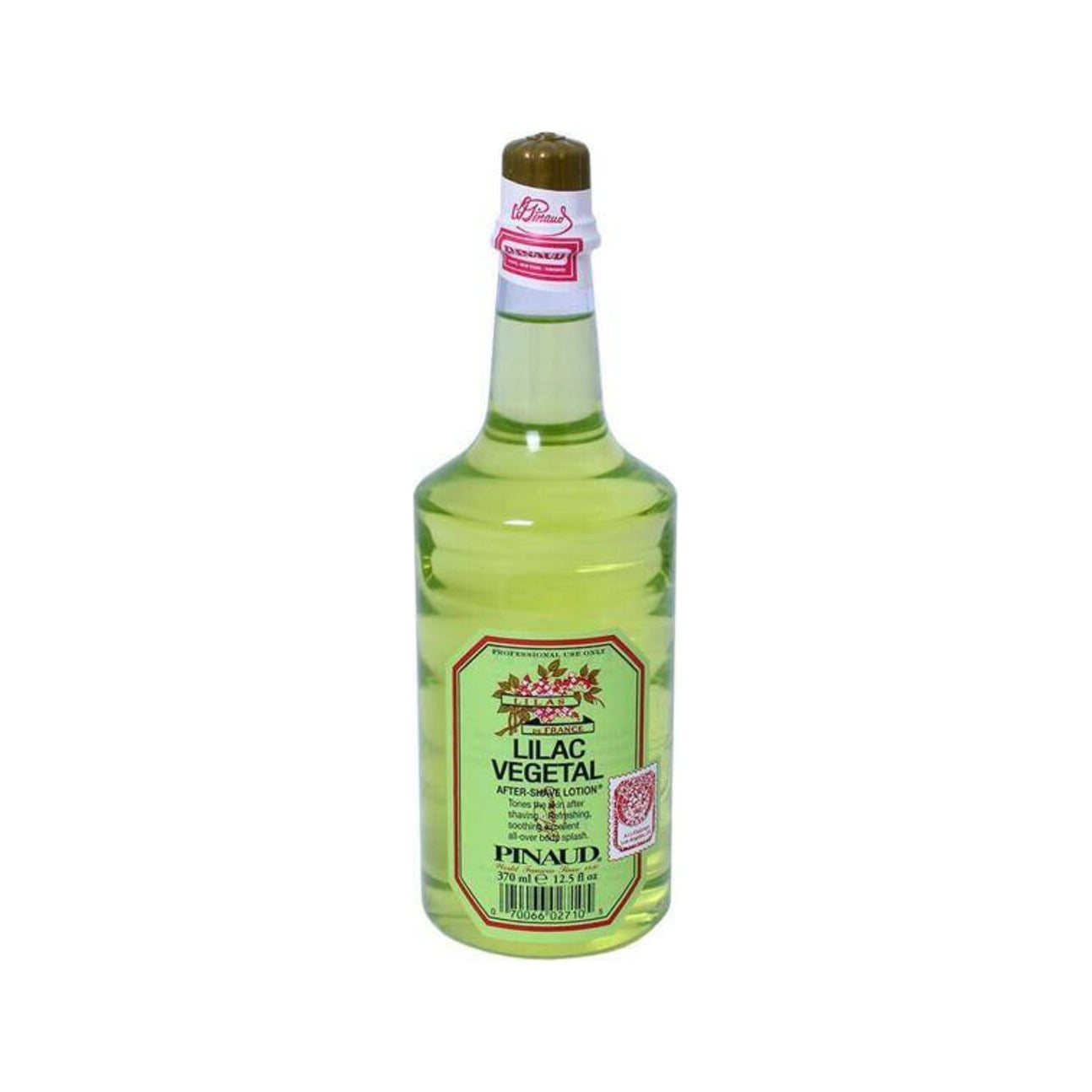 Ed. Pinaud Lilac Vegetal, vista frontal de botella de aftershave de 370ml con tapa sellada