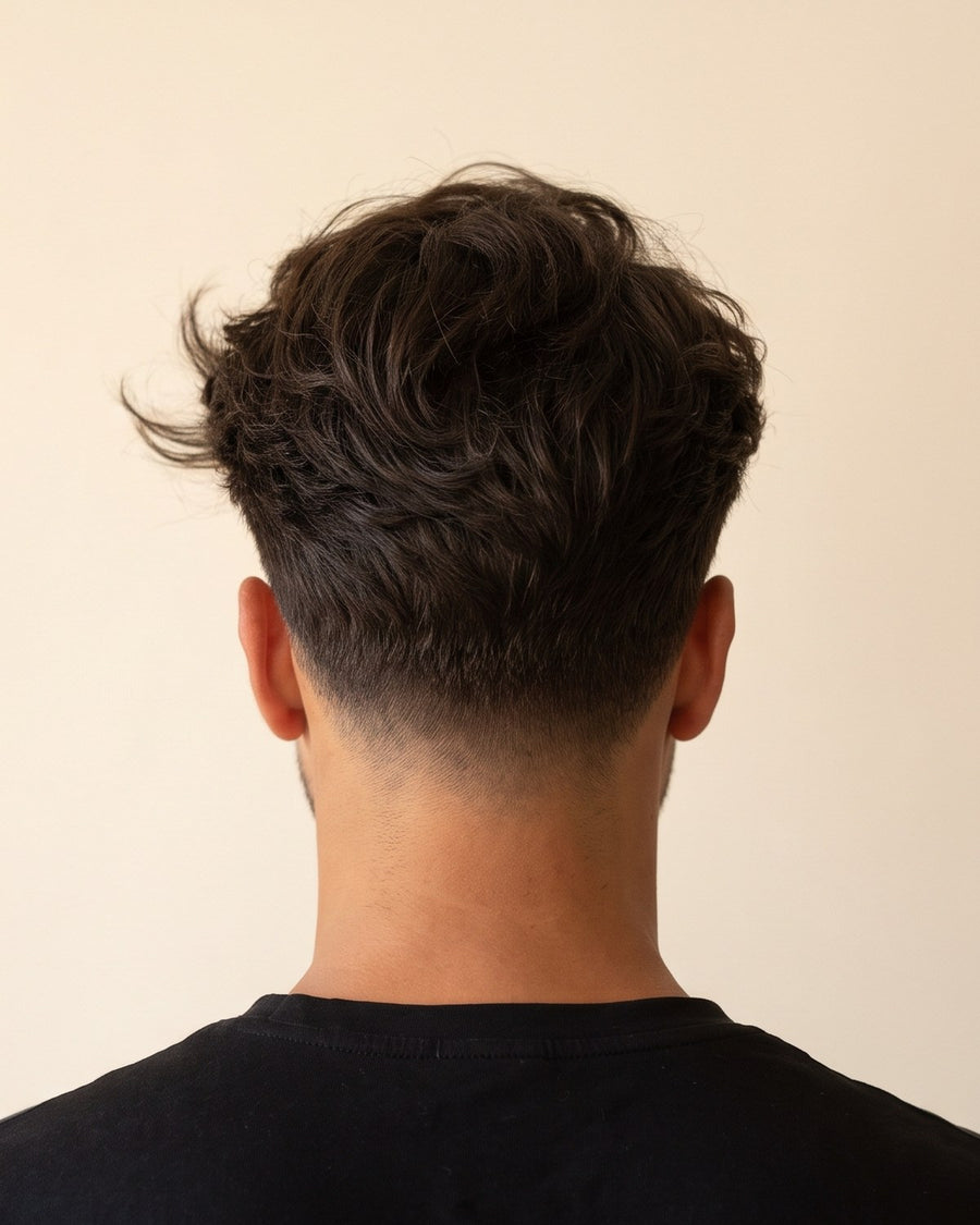 Blowout taper: atrás