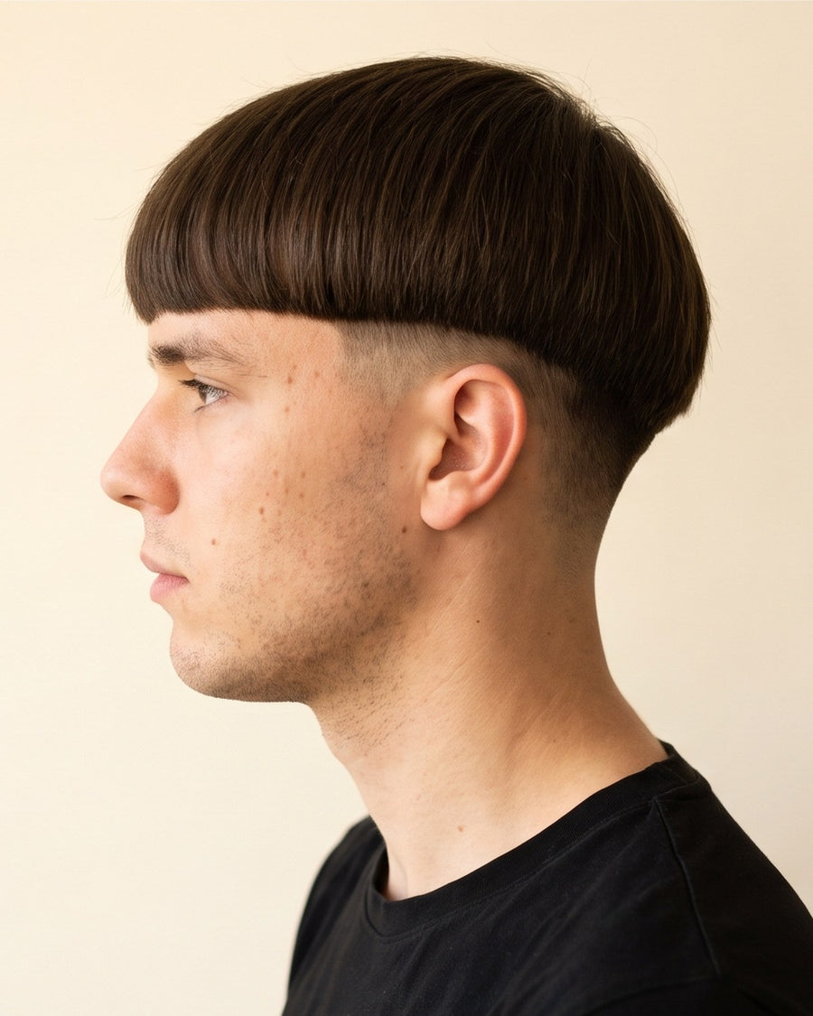 Bowl cut: lado