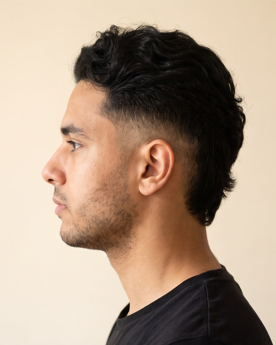 Burst fade: lado