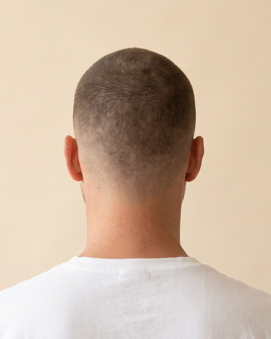 Buzz cut: atrás
