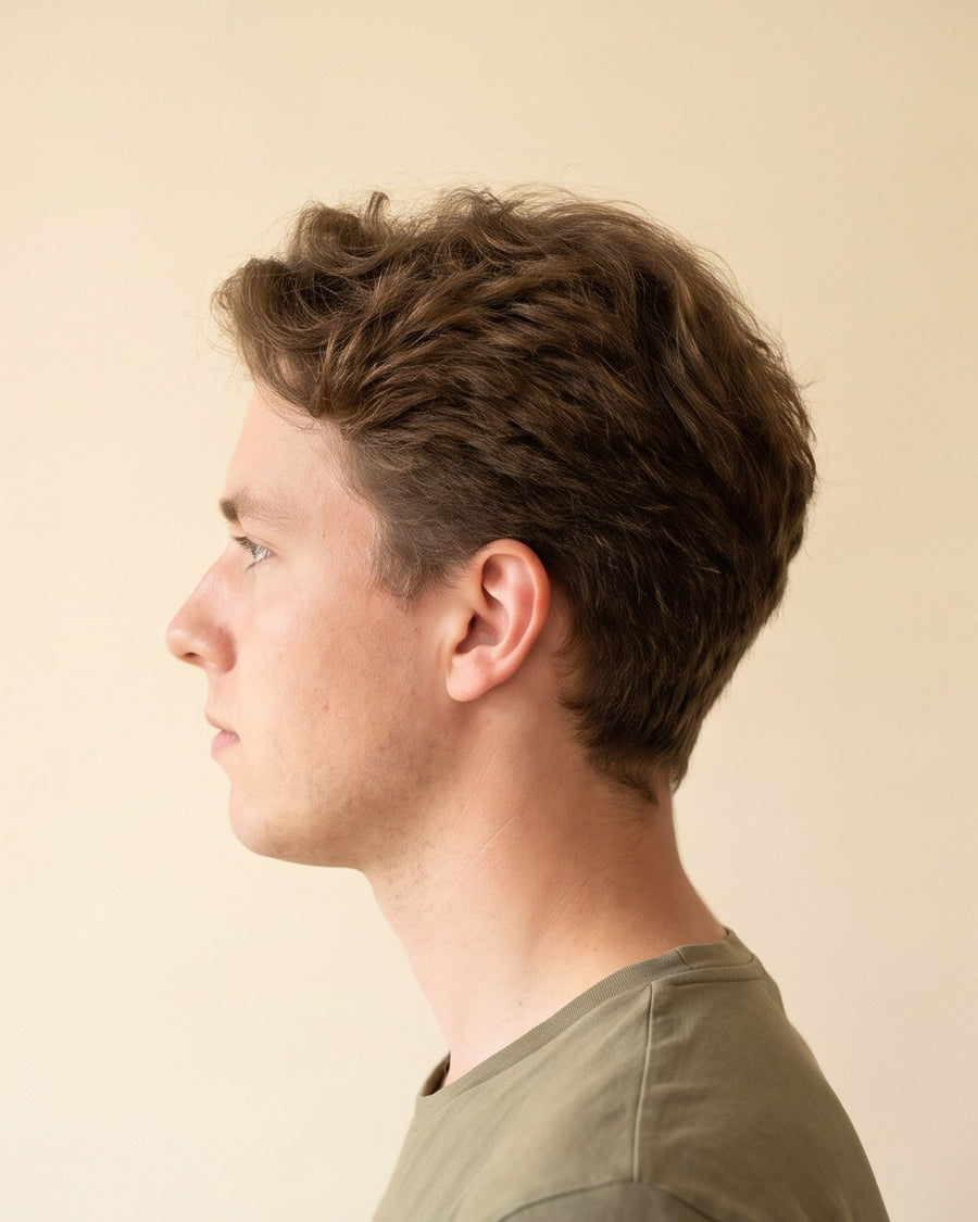 Fluffy hair: lado