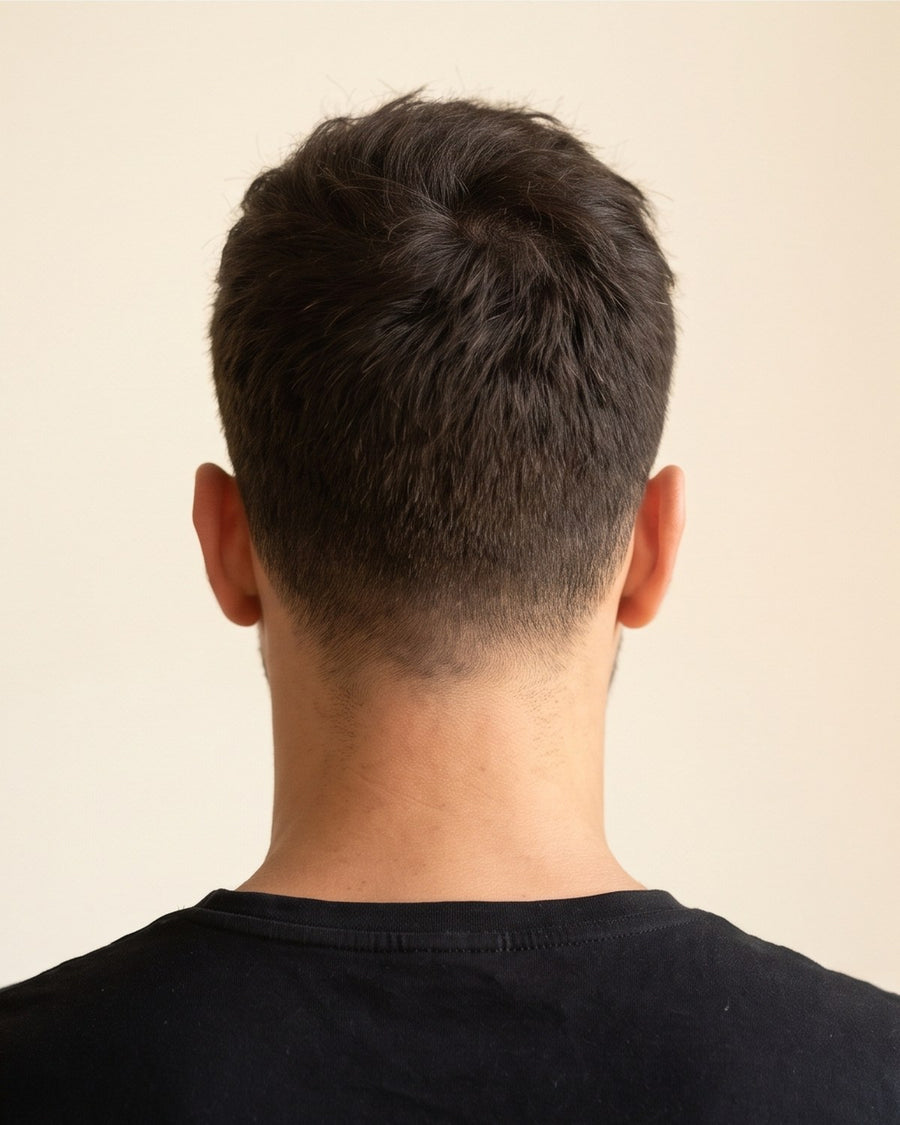Low taper fade: atrás