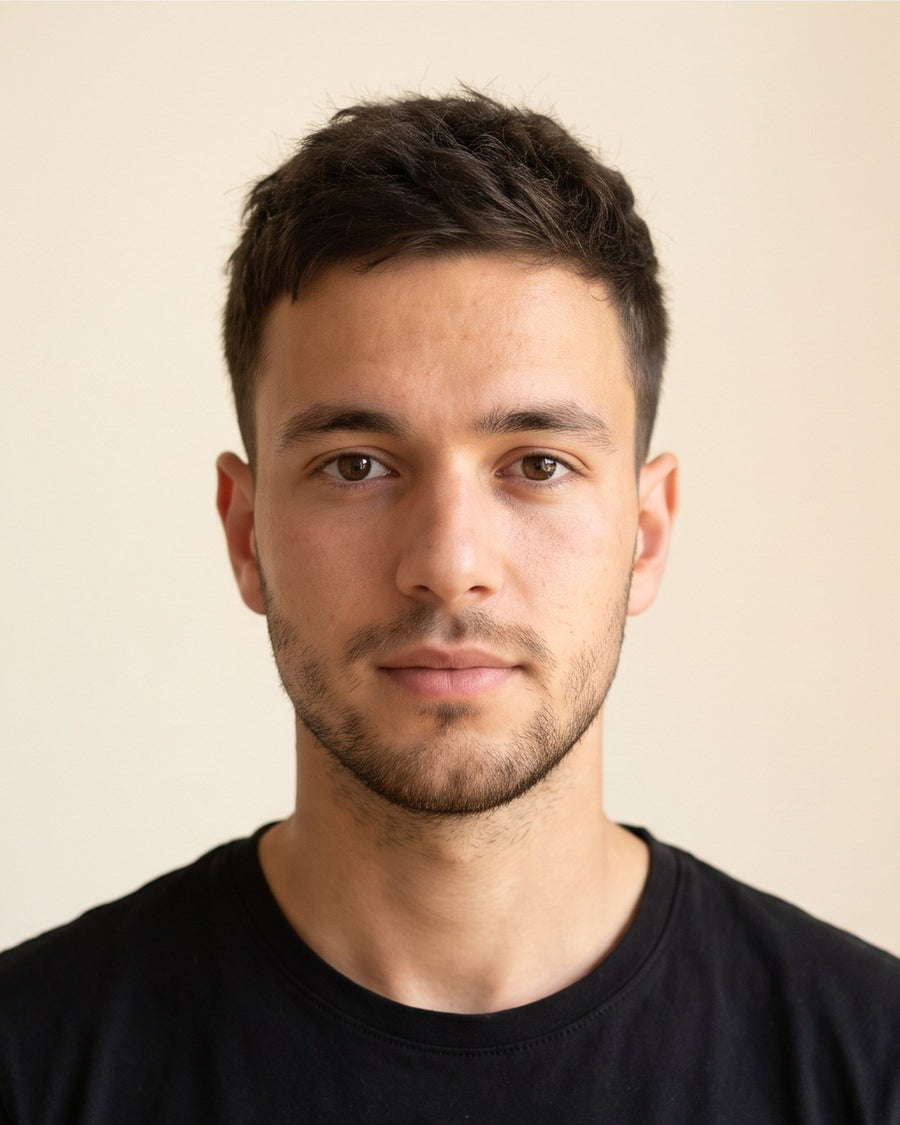 Low taper fade: frente