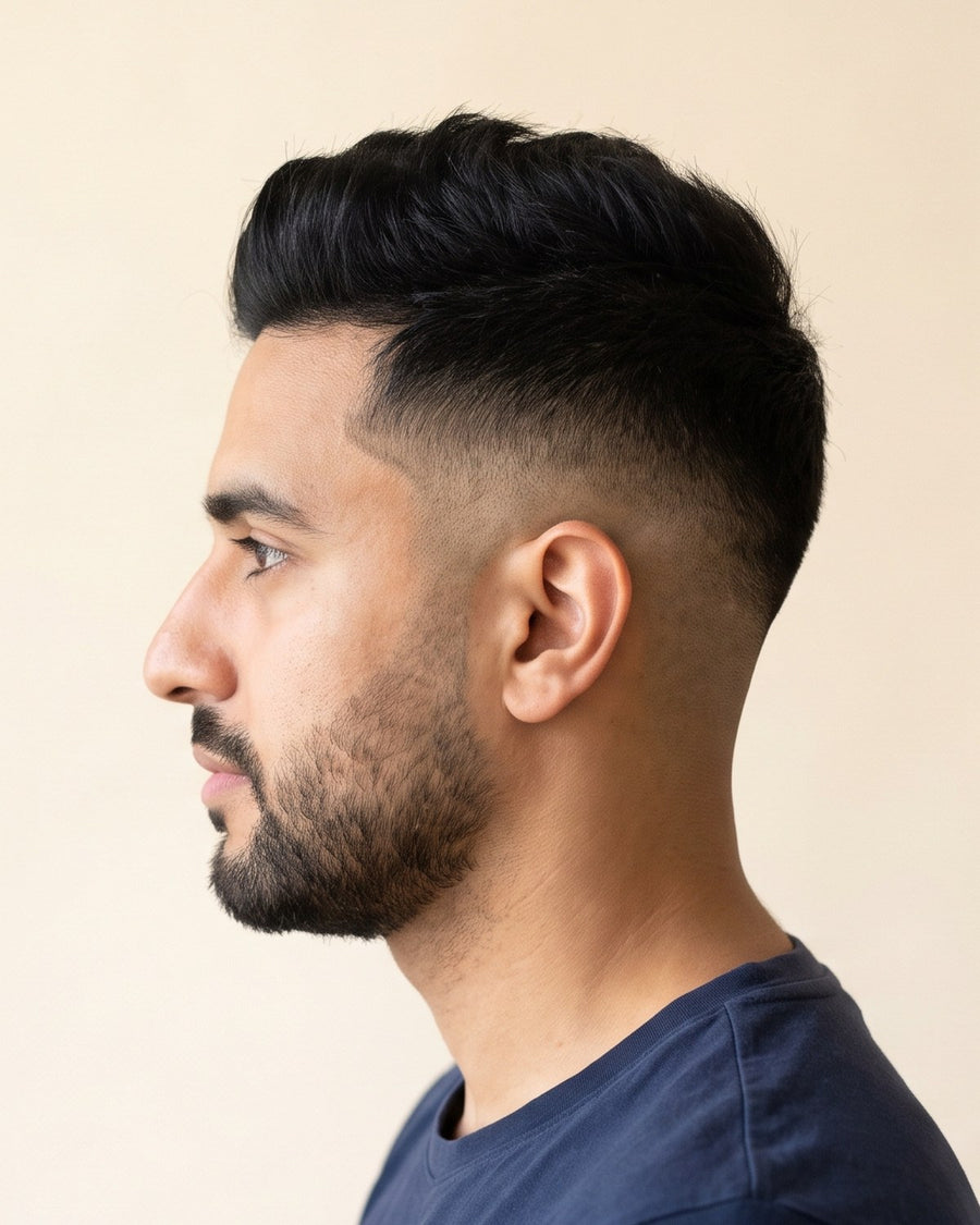 Mid fade: lado