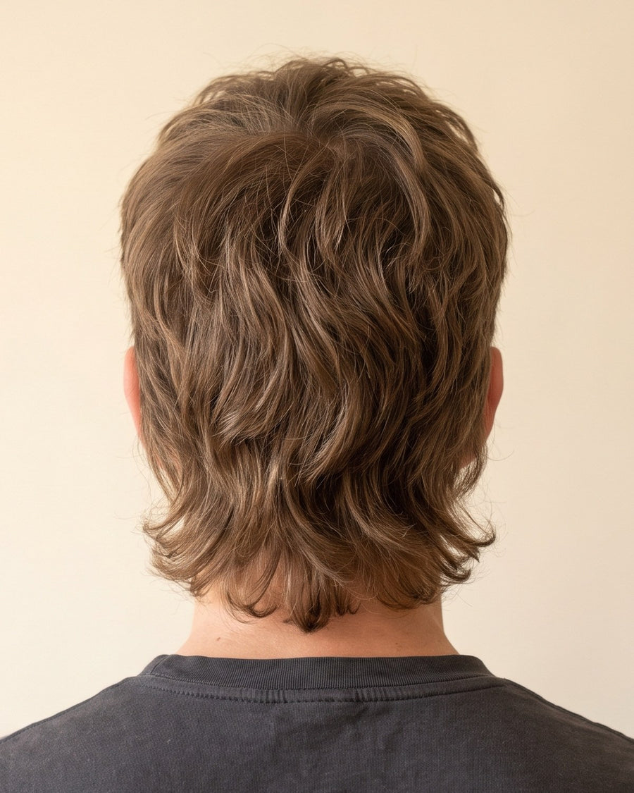 Modern mullet: atrás