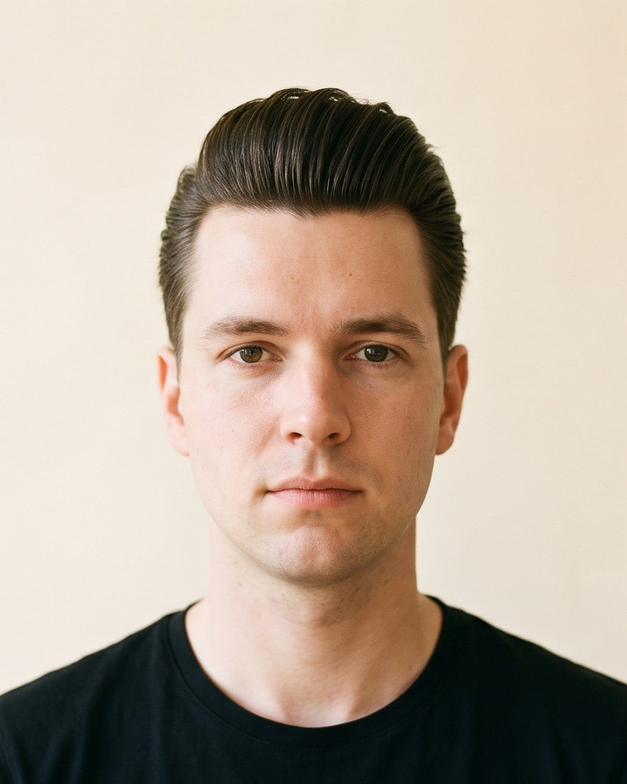 Pompadour: frente