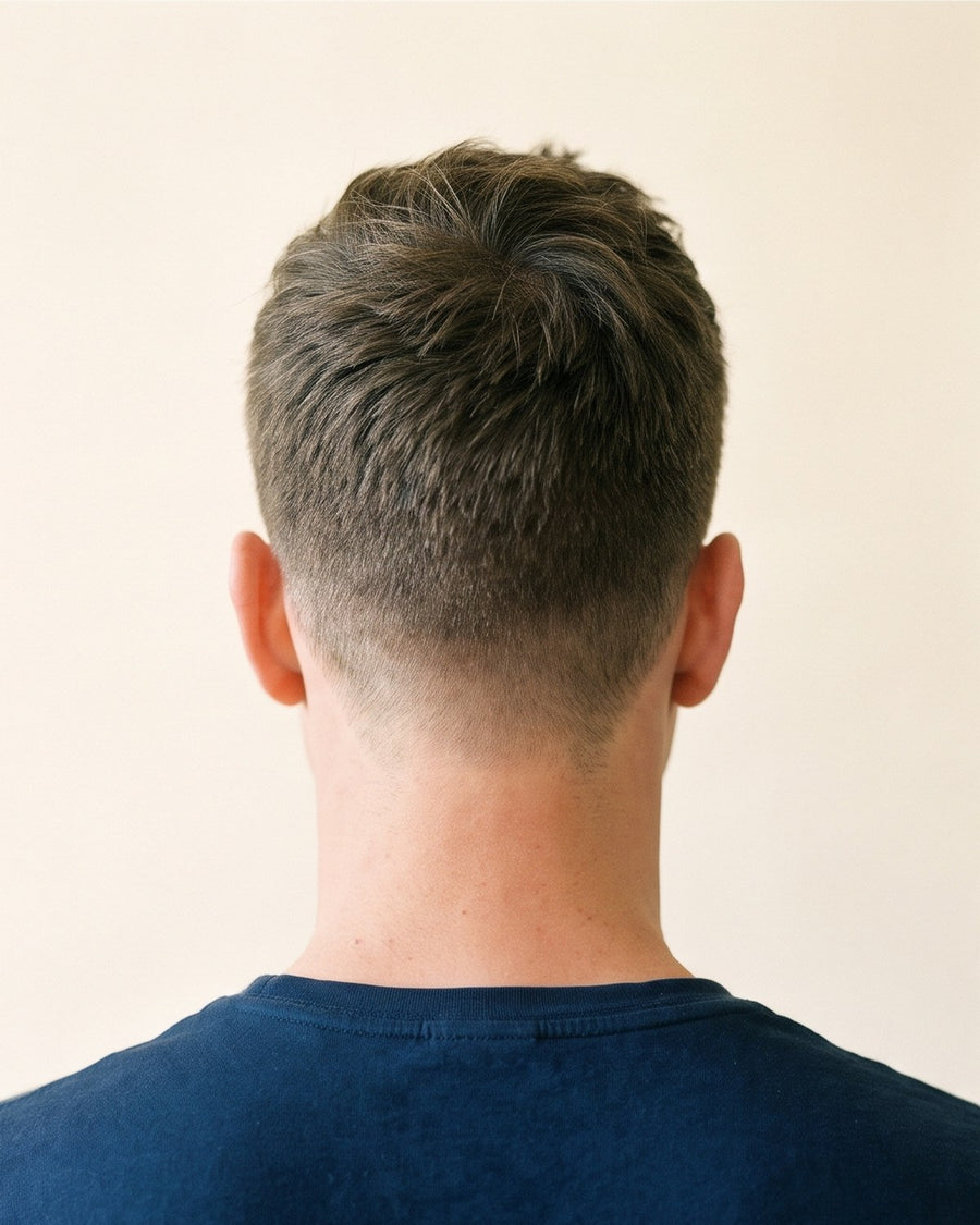 Quiff: atrás