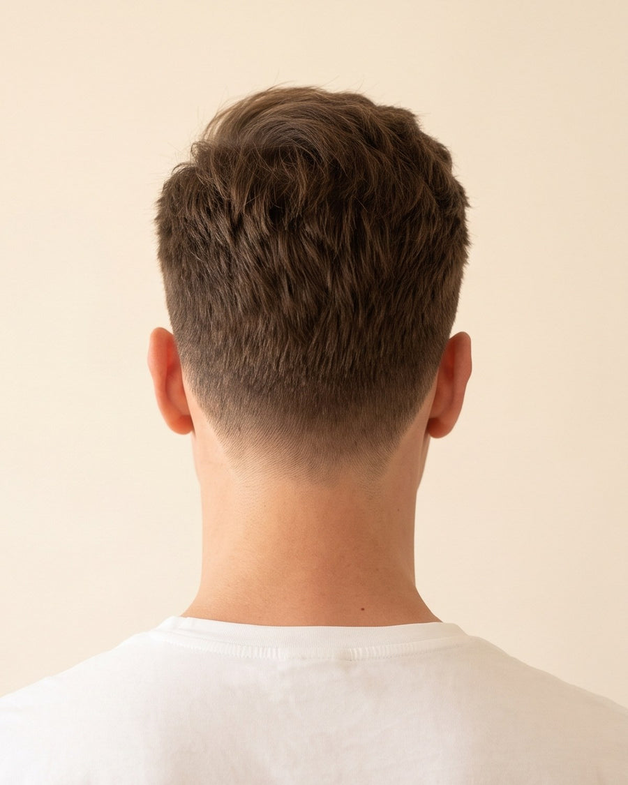 Taper fade: atrás