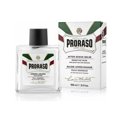 Proraso Aftershave Balsem Sensitive 100 ml - fles met doosje, vooraanzicht