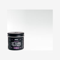O'Douds Styling Treatment, vista frontal del tarro cerrado con etiqueta negra