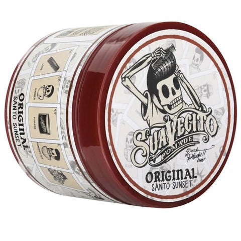 Suavecito Santo Sunset Original Hold Pomade | Fijación Media y Brillo Alto