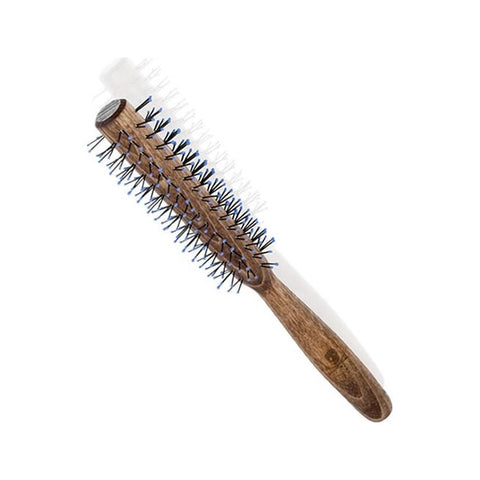 The Bluebeards Revenge Quiff Roller - ronde föhnborstel met houten handvat, vooraanzicht
