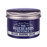 The Bluebeards Revenge Crema de afeitar, vista frontal de tarro morado con tapa de rosca