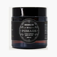 Tonsor & Cie Pomade, tarro ámbar con tapa negra, No 4.3, 100 mL