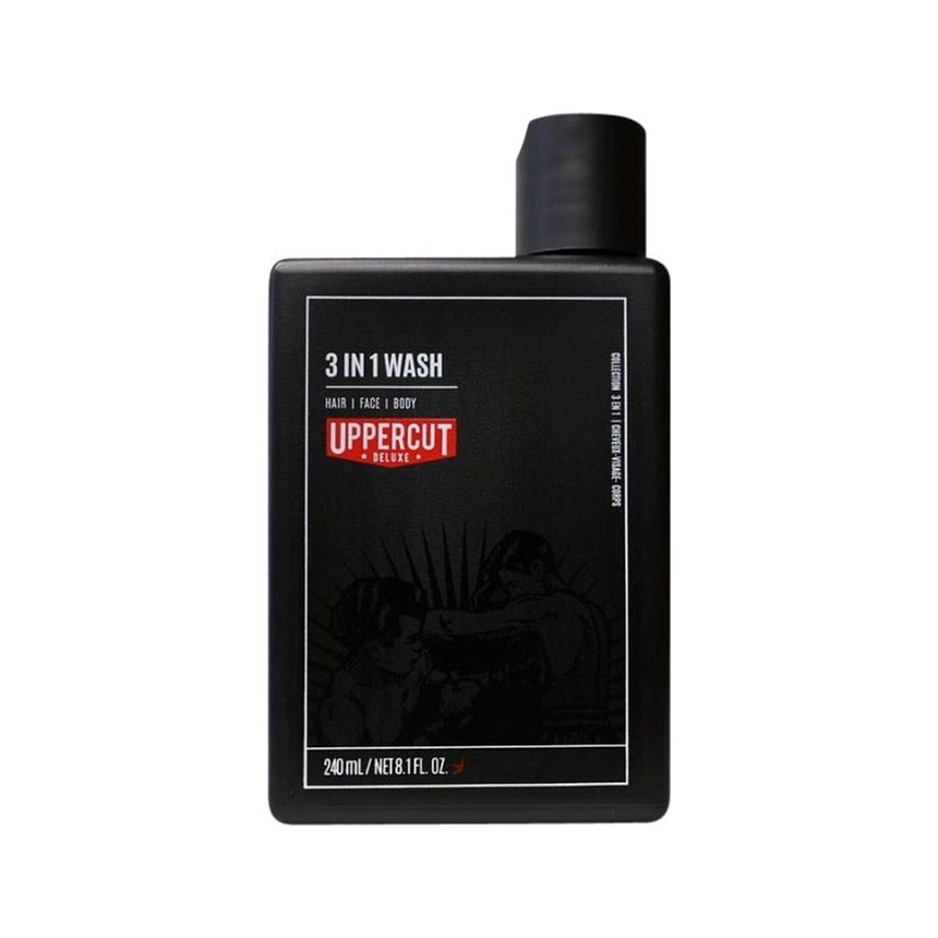 Uppercut Deluxe 3-in-1 Wash 240 ml - fles, vooraanzicht