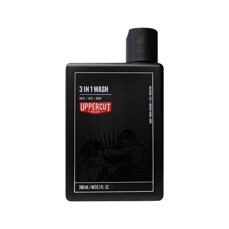 Uppercut Deluxe 3-in-1 Wash 240 ml - fles, vooraanzicht