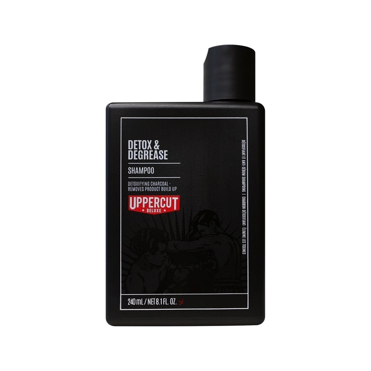 Uppercut Detox & Degrease Shampoo 240 ml - fles, vooraanzicht