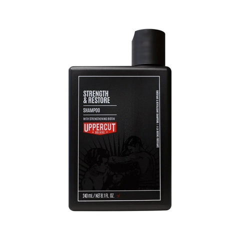 Uppercut Strength & Restore Shampoo 240 ml - fles, vooraanzicht
