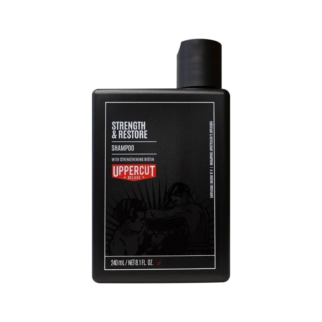 Uppercut Strength & Restore Shampoo 240 ml - fles, vooraanzicht