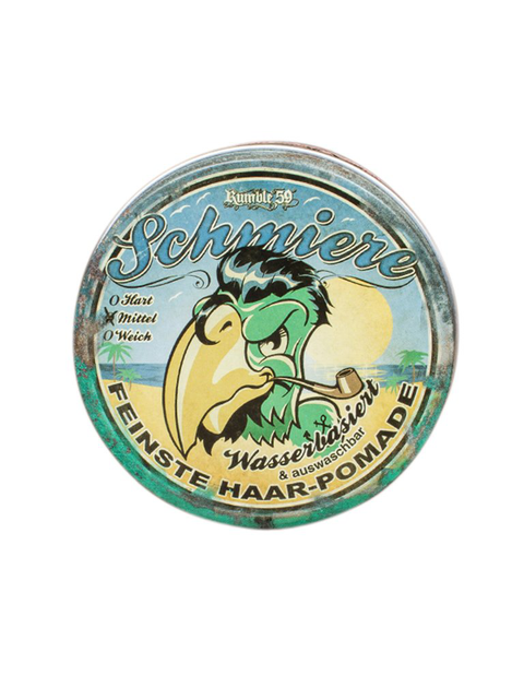 Schmiere Medium Waterbased Pomade 140g - blik vooraanzicht